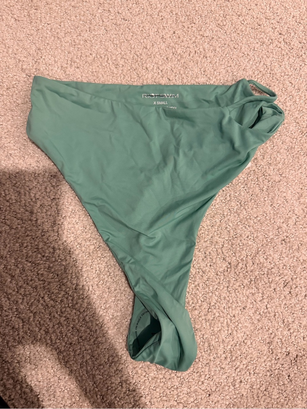 Riot Swim Sage Green High-Cut Bikini Bottom